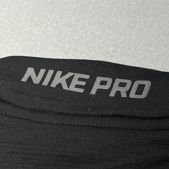 Nike Pro Hyperwarm Fitted Mens XXL Black Quarter Zip Long Sleeve Top 922442-010